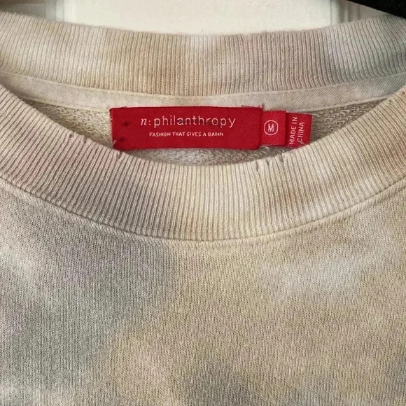 niphilanthropy Blackbird Sweatshirt in Cloudy Haze Tie Dye - Picture 6 of 13